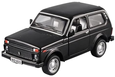 XUFQRAN Miniatur-Ausstellung Lada NIVA Buggy Modellauto Im Maßstab 1:32 Aus Leichtmetall Druckguss Simulation Statisches Sammlerstück Simulationssammlung