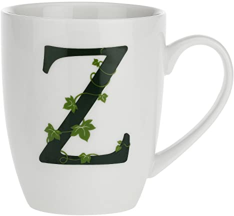 la Porcellana Mug Letter Z, White
