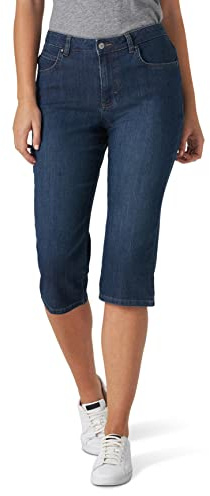 Lee Women's Relaxed Fit Capri Jean Mysterious 14