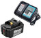 Chargeur DC18RC pour Makita 18V Batterie 5Ah BL1850 B L1830 + Batterie BL1850B 18V 5000mAh Compatible pour Makita Radio DMR100 DMR101 DMR110 194204-5