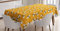 ABAKUHAUS Bee Tablecloth, Bees Producing Honey Cells, Dining Room Kitchen Rectangular Table Cover, 54 W X 78 L, Multicolor