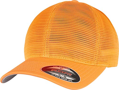 Flexfit Unisex 360-FLEXFIT 360 OMNIMESH Cap Baseballkappe, Neonorange, L/XL