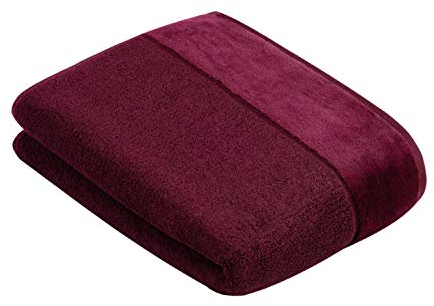 Vossen Pure Duschtuch 67 x 140 cm Berry