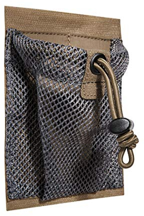 Tasmanian Tiger TT Modular Collector S VL Netz-Tasche mit Klett-Rückseite, Zusatz-Tasche 12 x 10 x 1 cm, Coyote Brown