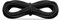 Realm Elastic Cord/Round Hat Elastic Black & White (1mm, 2mm & 3mm) Craft, Jewellery Stringing, Masks, Party Hats (Black, 1mm - 5 Metres)