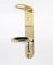 WALL MOUNT 300ml SINGLE DISPENSER GOLD CHROME HOLDER Ideal for Molton Brown & Sea Kelp Bottles