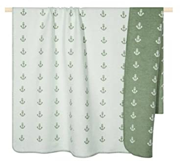 PAD - Decke, Kuscheldecke - Marina Anker - 70% Baumwolle, 30% Polyacryl - Farbe: Mint - 150 x 200 cm