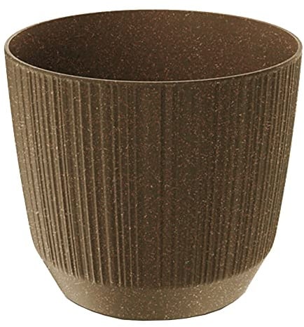 Prosperplast Blumentopf, Farbe: Kaffee, ohne Tank, RYFO-Kollektion, 10,7 x 10,7 x 9,1 cm, Fassungsvermögen L.