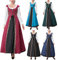 ZHISHIMEIM Damen Halloween Königin Kostüm - Frauen Langarm Mittelalter Kleid Gothic Retro Kleid Renaissance Prinzessin Cosplay Party Karneval Outfit Kostüm