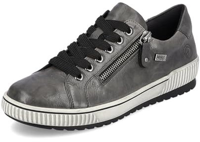 Remonte Damen D0700 Schnürer, Grau, 39 EU