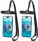 CACOE 2 Stück wasserdichte Handyhülle 7.2 Zoll Wasserfeste Handytasche mit Integriertes TPU-Dichtungsdesign, Handy Wasserschutzhülle für iPhone, Samsung, Huawei, Xiaomi (Vollständig Transparent)