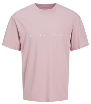 JACK & JONES Jjestar JJ Tee SS Noos Jeans pour Homme, Rose Tendre, XL