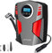 SYTUNG Digital Tyre Inflator, Portable Air Compressor Car Tyre Pump with 3 Nozzle Adaptors and Digital LED Light, 12V Rapid Electric Car Tyre Inflator Air Pump for Car Tires and Other Inflatables