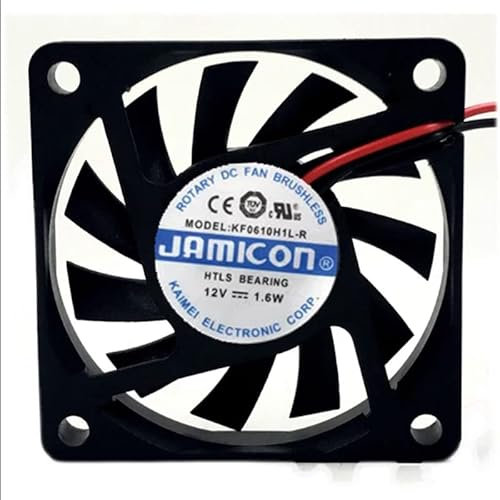 Ventilador KF0610H1L-R DC 12 V 1,6 W 6010 60 x 10 mm 2 pines
