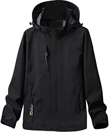 Zannycn Outdoor Regenjacke Herren Wiederverwendbar Camping Zelt Campingdecke Herren Wasserdicht Atmungsaktiv Jacke