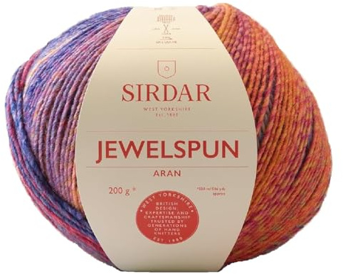 Sirdar Jewelspun Aran, Tourmaline Dream (850), 200g