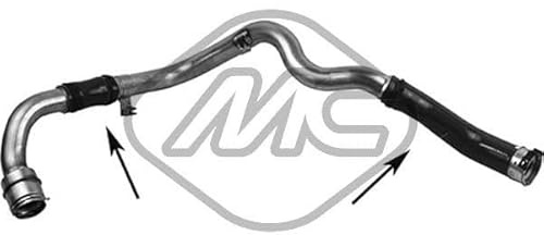 Metalcaucho 99418 Ladeluftschlauch Kompatibel mit DACIA DUSTER 144608245R