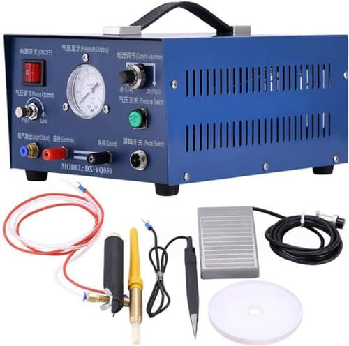 CHRISK 600W Spot Welder Jewelry Welder Welding Machine, Spot Jewellery Spot Welding Machine Adjustable Jewelry Welder Kit,12v