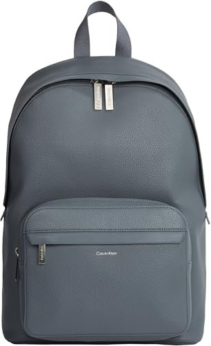 Calvin Klein Herren Rucksack Must Round Elegant, Grau (Turbulence), Einheitsgröße