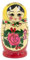 Semenovskaya Matröschka Matroschka Babuschka Matrjoschka 5 Steckpuppen 11cm - Holzpuppe Матрёшка rospis