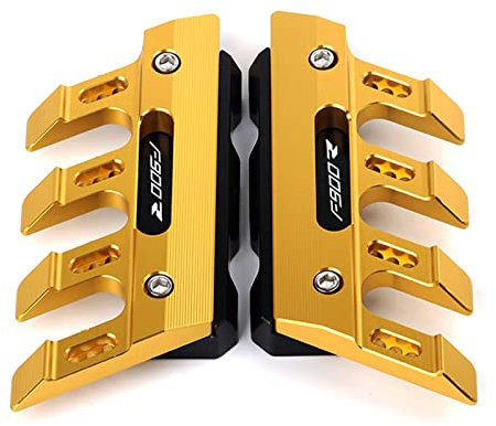 DDGBERFP Schutzzubehör Für B&M&W F900R F900 R 2020-2022 Motorrad Kotflügel Vorderradgabelschutz Schutzblock Kotflügelschieber Zubehör Seitenschutz CNC Aluminium(Gold)