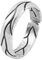 KONFEN Rebe Herren Ring, Wikinger Verstellbare Geschnitzte Ringe für Männer Hypoallergenes Hochglanzpolierte Oberfläche, Vintage Hip Pop Offene Ringe Gothic Punk Klassischer Herrenschmuck, Silber
