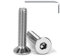 Tunejoy Tornillo Avellanado M6 x 30 mm Tornillos de Cabeza Avellanada Hexagonal de Acero Inoxidable A2 V2A Norma DIN 7991 con llave Allen Rosca Completa 20 Piezas