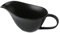 F Fityle Gravy Boat Syrup Jar Tool Elegant with Smooth Handle Porcelain Gravy Boat Sauce Cup for Cream Beef Party Bar Salad dressings, black