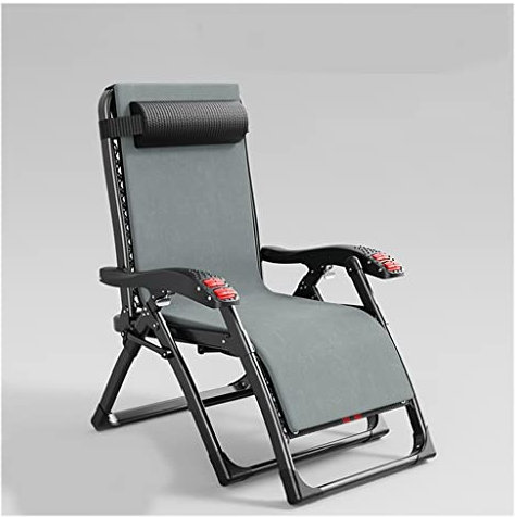 SBCGFY Tumbonas Plegables de Gravedad Cero para Interiores, Ajustables en Varias Posiciones, con reposacabezas y Estructura de Metal, para Patio y Piscina.(B)