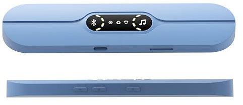 Pillow Speaker for Side Sleepers, Bluetooth Bone Conduction Under Pillow Speaker with 3D White Noise & Sleep Timer, Portable Sleep Aid Gadget, USB-C Rechargeable, Dark Blue
