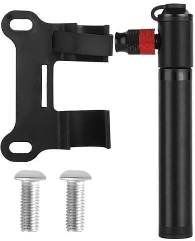 Fahrradpumpe - Doppelventil 7,6 Fahrrad Hochdruckpumpe - 7,6 Hochdruck Kompressor Mit Rahmenhalterung Fahrradzubehör Für Motorrad Und Fahrrad