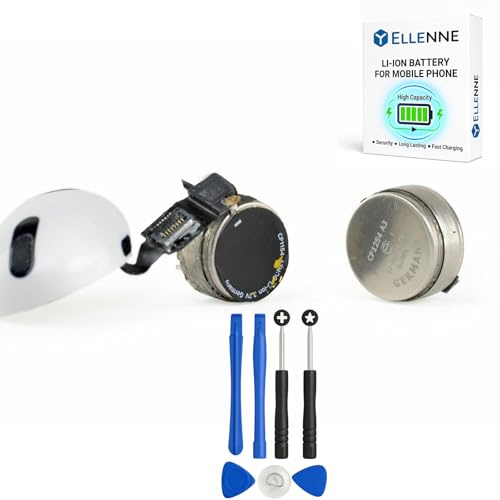 ELLENNE - Batterie pour Apple Airpods PRO 1 Écouteur droit (pas de gauche) - Gen.1 avec kit tournevis inclus