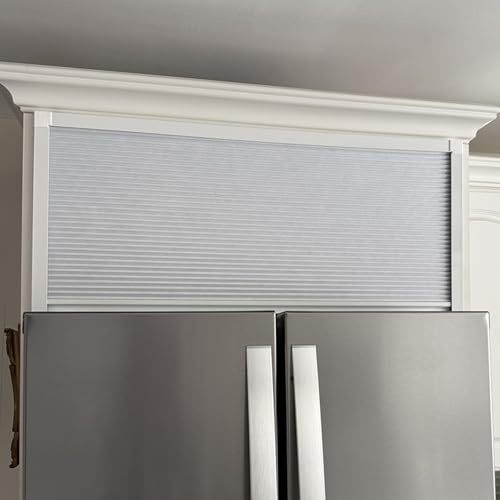 Porte Accordéon Petite Porte Coulissante Blanche pour Placard, Porte Pliante Sans Perçage en Non-tissé et Métal, Fermeture Rétractable pour Placard de Cuisine(120x120cm/47.2x47.2)