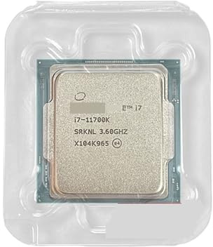 c I7-11700K NUOVO I7 11700K 3.6 GHz Processore CPU a otto a 16 thread L3 = 16M 125W LGA 1200 Nuovo ma senza ventola
