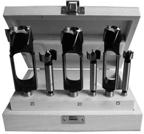 Edessö 146708012 Zapfenschneider Inhalt je 1x8/10 + 12 mm Set WS, Silber