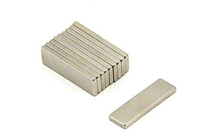 N35 Neodymium Magnet for Arts, Crafts, Model Making, DIY, Hobbies and Packaging - 20mm x 6mm x 1.5mm thick - 1.1kg Pull - Pack of 100