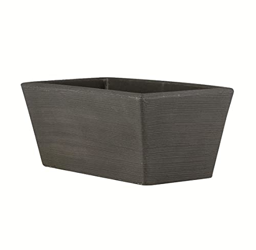 Girasole resin flowerpot vase 80 cm. Antracite -
