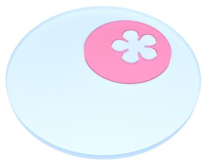 Kochblume Multiuntersetzer 3-TLG. | Glasuntersetzer | Anti-Rutsch-Effekt | Mit Auffangkante | Premium-Silikon & BPA frei| Hitzebeständig | Spülmaschinenfest | Farbe: pink transparent