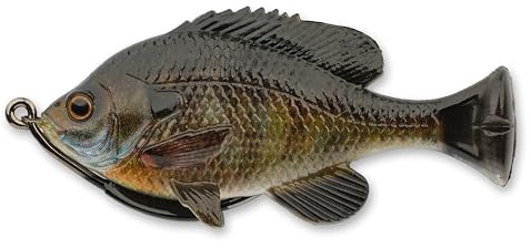 Savage Gear Pulse Tail Bluegill Loosebody Fishing Bait, 1 1/4 oz, Bluegill, Realistic Contours, Colors & Movement, Durable Construction, Heavy-Duty Weighted Fishing Hook, 100% Weedless
