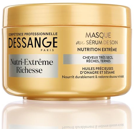 Dessange - Nutri-extrême Richesse - Masque concentré de Nutrition cheveux très desséchés, rêches et ternes - Le Pot de 250ml - (for Multi-Item Order extra Postage Cost Will be reimbursed)