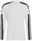 adidas Men's Squadra 21 Long Sleeve Jersey, White/Black, XL