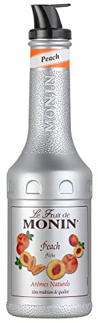 Monin Le Fruit Peach Puree 1ltr Case of 4