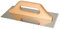 KOTARBAU® - Spatola dentata in acciaio inox, 280 x 130 mm, denti da 4 x 4 mm, con manico in legno