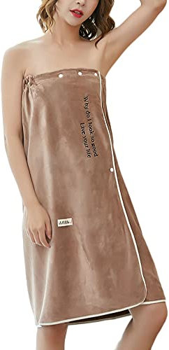 Asciugamano da Donna, Telo Pareo Altamente Assorbente, Kilt da Sauna in Morbida Spugna, per Doccia, SPA, Sauna, Spiaggia, Palestra,Caffè,80 * 135cm