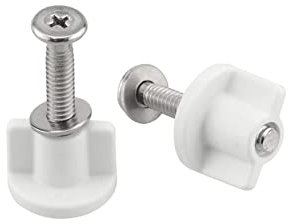 Toilet Seat Hinge Screw Anti Slip Toilet Lid Nut Screw Rustproof Toilet Seat Bolt for Toilet Covers