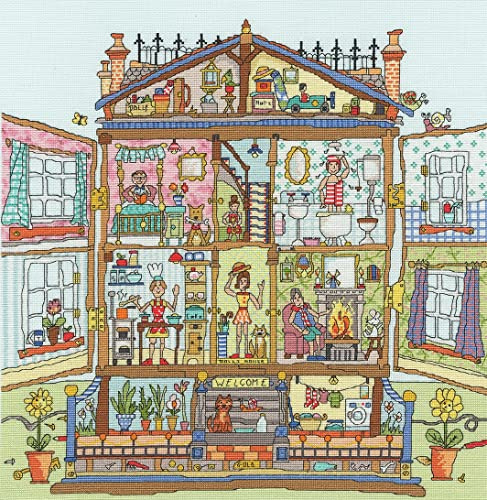 Bothy Threads Cross Stitch Kit - Cut Thru' Dolls House