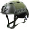 PJ-Casco Táctico para Paintball Airsoft, Casco Militar Fast con Soporte NVG y Riel de Guía Iateral