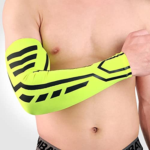 HAOSEM Gomito Elastici Pastiglie Sport Fitness Braccio Maniche All'aperto Pallacanestro Volley Badminton Gomito Pad Corsa Ciclismo Braccio