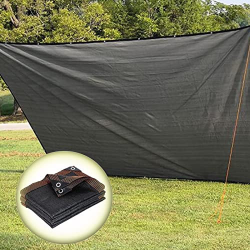 LBRG Nera Rete ombreggiante, è Usato per Proteggere Gli Animali Domestici e Le Automobili,Rete Ombreggiante della Serra,Rete Ombreggiante Protettiva,Vela ombreggiante,Black-10x10m/32.8x32.8ft
