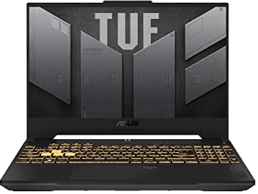 ASUS TUF F15-TUF507ZV4-LP121W PC Portable Gamer 15 Full HD 144Hz (Intel Core i7-12700H, GeForce RTX 4060, 16G RAM, 512GB PCIe SSD) Windows 11 teclado retroiluminado AZERTY francés RGB 1 Zona